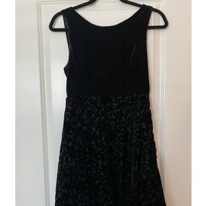 Holiday Velvet Dress with Open Back